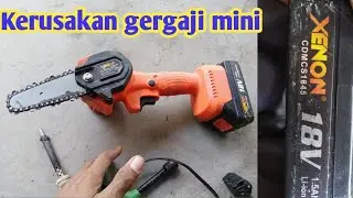 kerusakan gergaji mini xenon