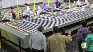 Grading Line at Aacer Flooring in Peshtigo, Wis.