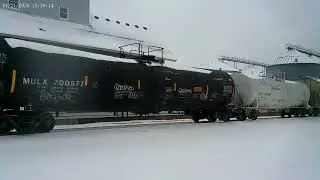 Today I have A another east bound on A very cold day.