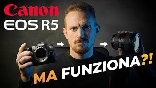 CANON R5 lenti EF con anello adattatore | Canon EF24-70mm f/2.8 L USM II su Mirrorless full frame