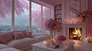 Cozy Fireplace Atmosphere ✨ Soft Piano Music & Fireplace Sounds for Deep Relaxation