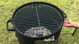 Realcook Charcoal BBQ Smoker Grill || Product Review