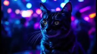 Midnight Circuit 😼🌙 Cat Night Vibes | Electronic Club Music