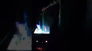 Fire color changing packets #shortvideo #campinglife #firepits #campfire