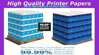 High Quality Printer Papers! HP & Hammermill Printer Paper - Which is BEST?