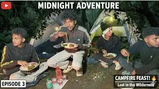 Dangerous Night Camping in Mountains 🌌 | Real Experience😱.