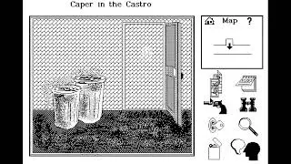 Caper in the Castro (Macintosh / 1989) Playthrough