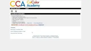 Summer Camp Registration Tutorial