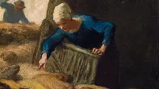 Counting the Flock | by Jean Fran&ccedil;ois Millet  | an intimate and evocative painting | TV art screen