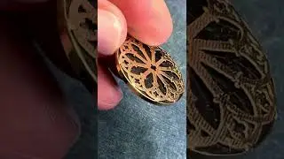 14K Gold Mother of Pearl Abalone SUNBURST Mandala Pendant *Video*