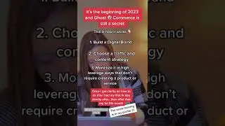 Ghost Commerce! Learn to build digital assets that pay you monthly 💪🏻 Let me help you get started!