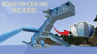 How To Get Ice Dragon Egg + Hatching in Ice And Fire Mod - Minecraft