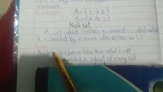 What is Null Set#Definition of null set#Explain null set#Define null set#Null set#with short example