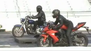 V Star 1300 Drag Race 072