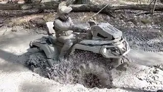 Cold water ATV trail Ontario, НА квадроциклах по Канадским лесам