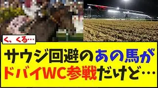 【競馬】サウジ回避のあの馬がドバイWC参戦だけど&hellip;