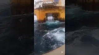 The short video of rough sea  🚢 #northsea #ship #storm #roughseas seawork #longship #seagoing
