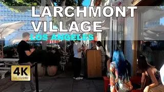 Larchmont Village Walking Tour [4K] Los Angeles, California