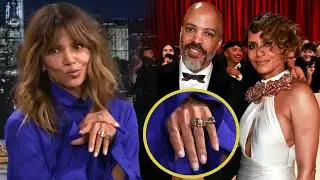 Halle Berry Confirms Van Hunt ENGAGEMENT, Shows Off STUNNING Ring!