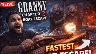 FASTEST BOAT ESCAPE EVER in Granny Chapter 2 😱🚤 | Impossible Speed Run😱