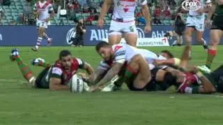 ST. GEORGE ILLAWARRA DRAGONS V SOUTH SYDNEY RABBITOHS: NRL HIGHLIGHTS | Round 5 2014