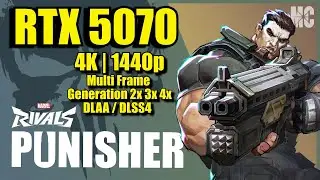 Marvel Rivals RTX 5070 OC & R7 9800X3D | 4K - 1440p DLAA/DLSS4 MFG 2x 3x 4x Maxed Out