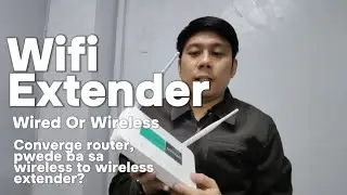 Wifi Extender wired or wireless - converge router as wifi extender #hoobasics