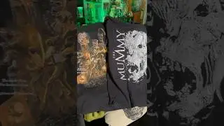Unboxing new &ldquo;The Mummy&rdquo; shirts from Cavity Colors! #themummy#unboxing#movies#universal