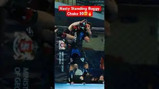 Nasty Standing Buggy Choke 🤯🔥#shortsvideo #jiujitsu #grappling