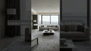 Chic Curves! Minimalist Rug Design for a Luxury Home