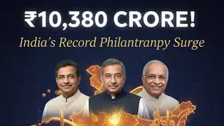 Who Gave $2,708 Cr? Inside India's Record $10,380 CRORE Philanthropy Surge #hcl #india