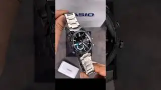 Edifice Casio Black Dial Luxurious Elegant Men's Watch #luxurywatchesformen #elegantwatches #casio