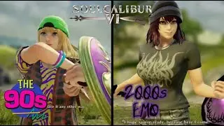 Soul Calibur VI Creation Battles - Cassandra Custom Skin Battle (90s Kid vs Emo Girl)