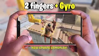 NEW UPDATE🔥! 2 fingers + Gyro Solo vs Squad COD MOBILE Handcam Gameplay
