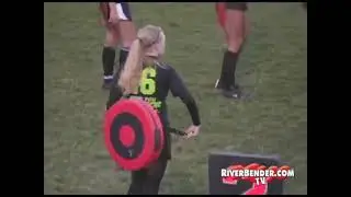 Roxana High School Powder Puff Football Game Highlights - March 2011