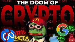 BITCOIN LIVE : THE DOOM OF CRYPTO, GOOGL, AAPL ALL TIME HIGHS, META IN SHAMBLES