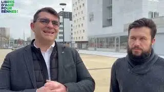Visite de quartier aupr&egrave;s des habitants du Blosne &agrave; Rennes
