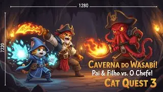 CAT QUEST 3: Rumo &agrave; Ilha 60! Dungeons e Bosses com o Gera&ccedil;&atilde;o Gamers!
