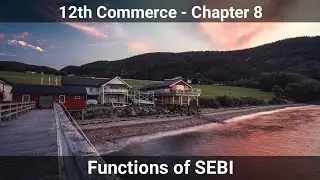 12th Commerce || Chapter 8 || Functions of SEBI