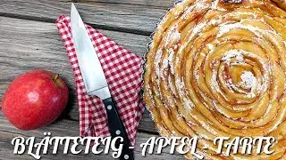 Bl&auml;tterteig Apfel Tarte - Schritt f&uuml;r Schritt - guenstig-kochen.at