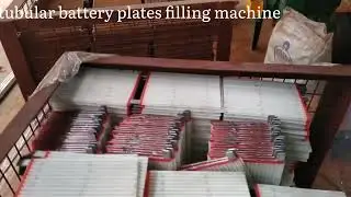 tubular battery plates oxide filling machine