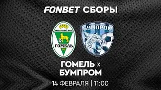 Товарищеский матч. &laquo;Гомель&raquo; &mdash; &laquo;Бумпром&raquo; (14.02.2026)