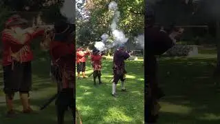 English Civil War Musket Volley - Battle of Worcester 1651