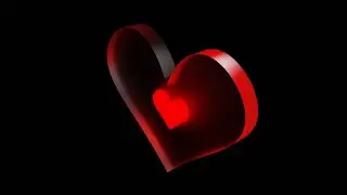 Glowing Heart Of Glass | Blender Tutorial | Blended