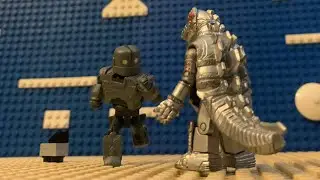 The Iron Giant Vs Mechagodzilla Minimate Stop-Motion Animation Fifth Anniversary of Ready Player One