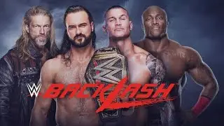 WWE Backlash 2020 Official Match Card V2