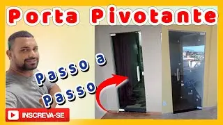 Porta pivotante passo a passo