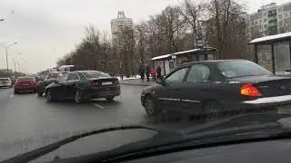 Последствия возгорания автобуса 14 01 2018 Москва Волгоградский проспект