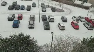 Snow, from my desk in Green Park