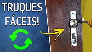 COMO TROCAR FECHADURA DA PORTA - PASSO A PASSO MUITO FÁCIL!!
